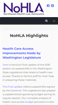 Mobile Screenshot of nohla.org