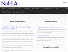 Tablet Screenshot of nohla.org